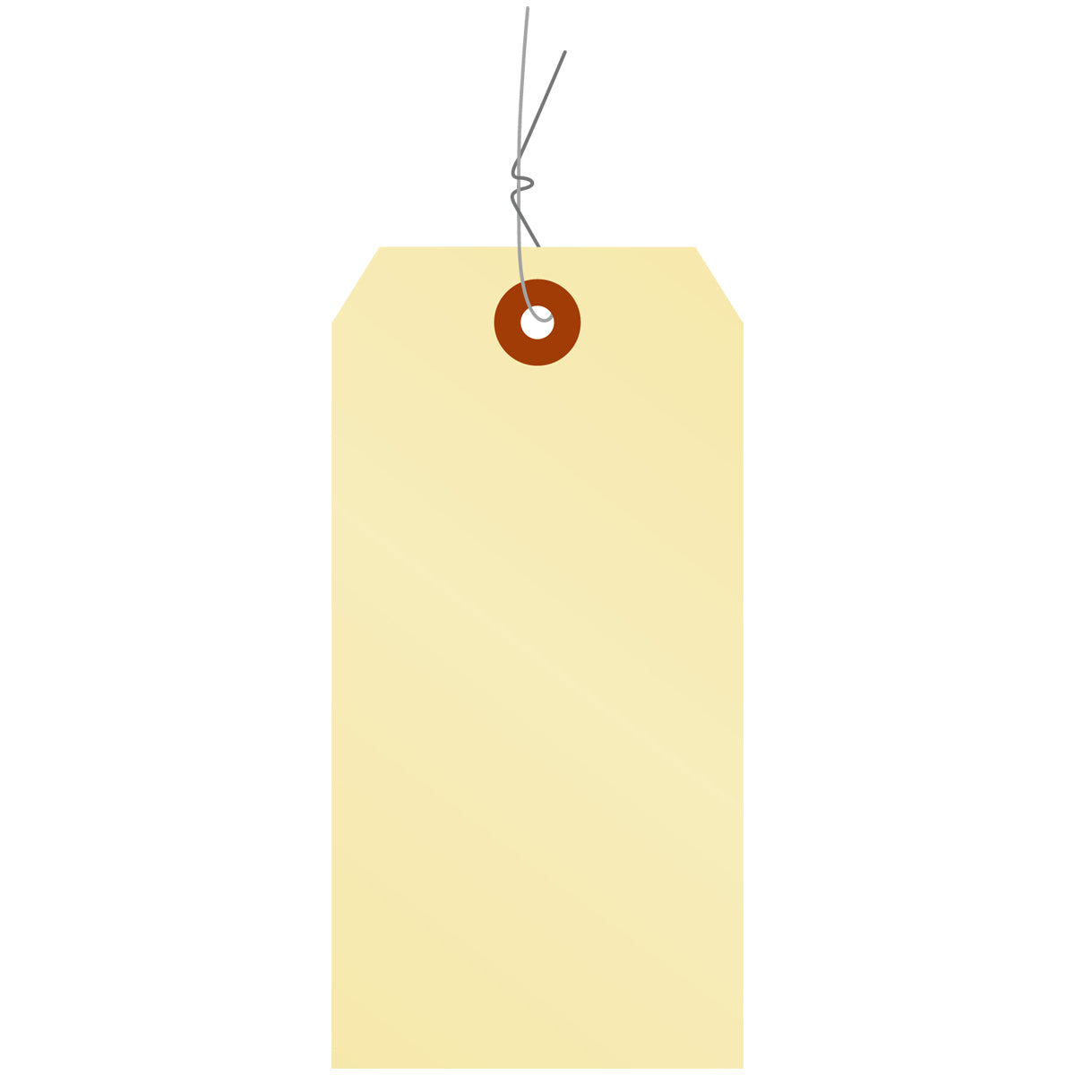 Manila Tags with Inserted Wire, 2-3/4" x 1-3/8" (Box of 1000)