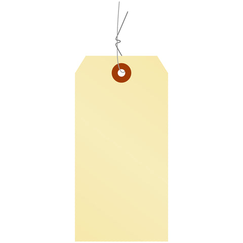 Manila Tags with Inserted Wire, 2-3/4" x 1-3/8" (Box of 1000)
