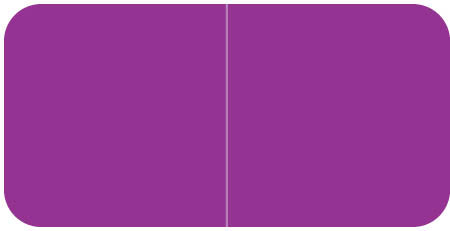 Jeter Solid Purple Labels 3/4" X 1-1/2" Laminated- Roll of 500